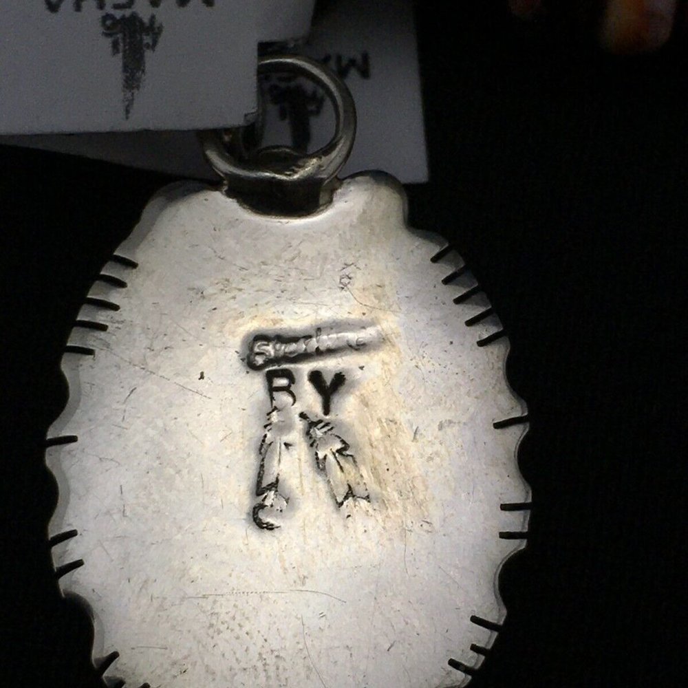 Women's Gift Navajo Purple Necklace Pendant Ln 22 - Picture 12 of 12